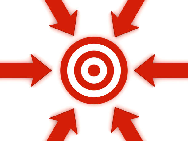 Business target goal arrow competition direction choice