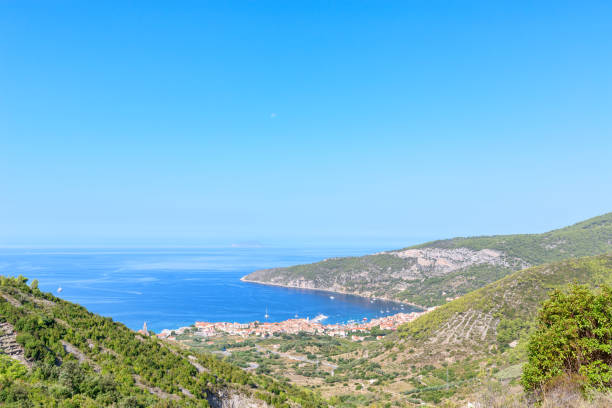 istock Komiza Village Panorama 1368017383