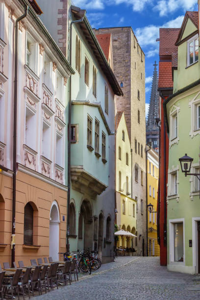 istock Street in Regensburg, Germany 1368020348