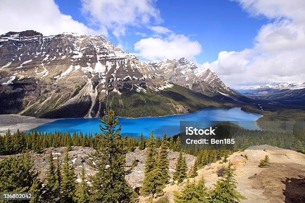 See Peyto Lake Stockfoto und mehr Bilder von Berg - Berg, Fotografie, Horizontal