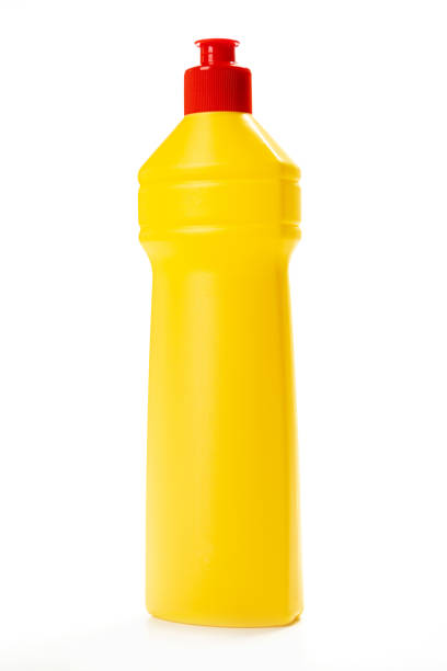 istock Plastic bottle of cleaning product. Isolated on white background 1368020635