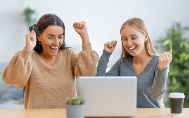 istock women doing online purchases 1368022799