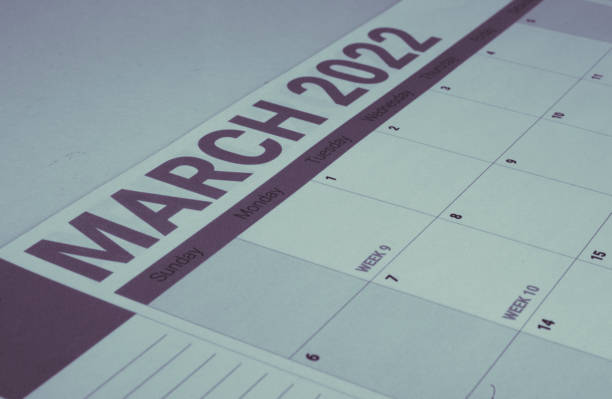 istock Monthly Calendar March 1368024060