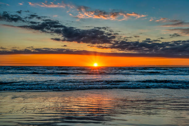Gulf Coast Sunrise stock photo