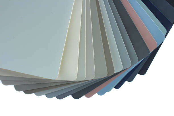 istock Colorful color guide with the palette of paint samples 1368032100