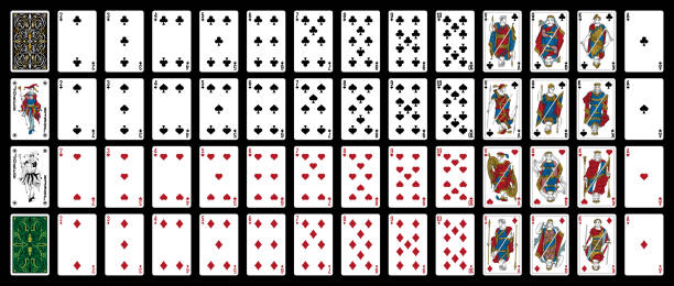 istock Set playing cards of the empire - edition number 4 - Poker playing cards, full deck. 1368032413
