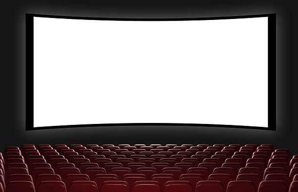Auditorium cinema stock photo