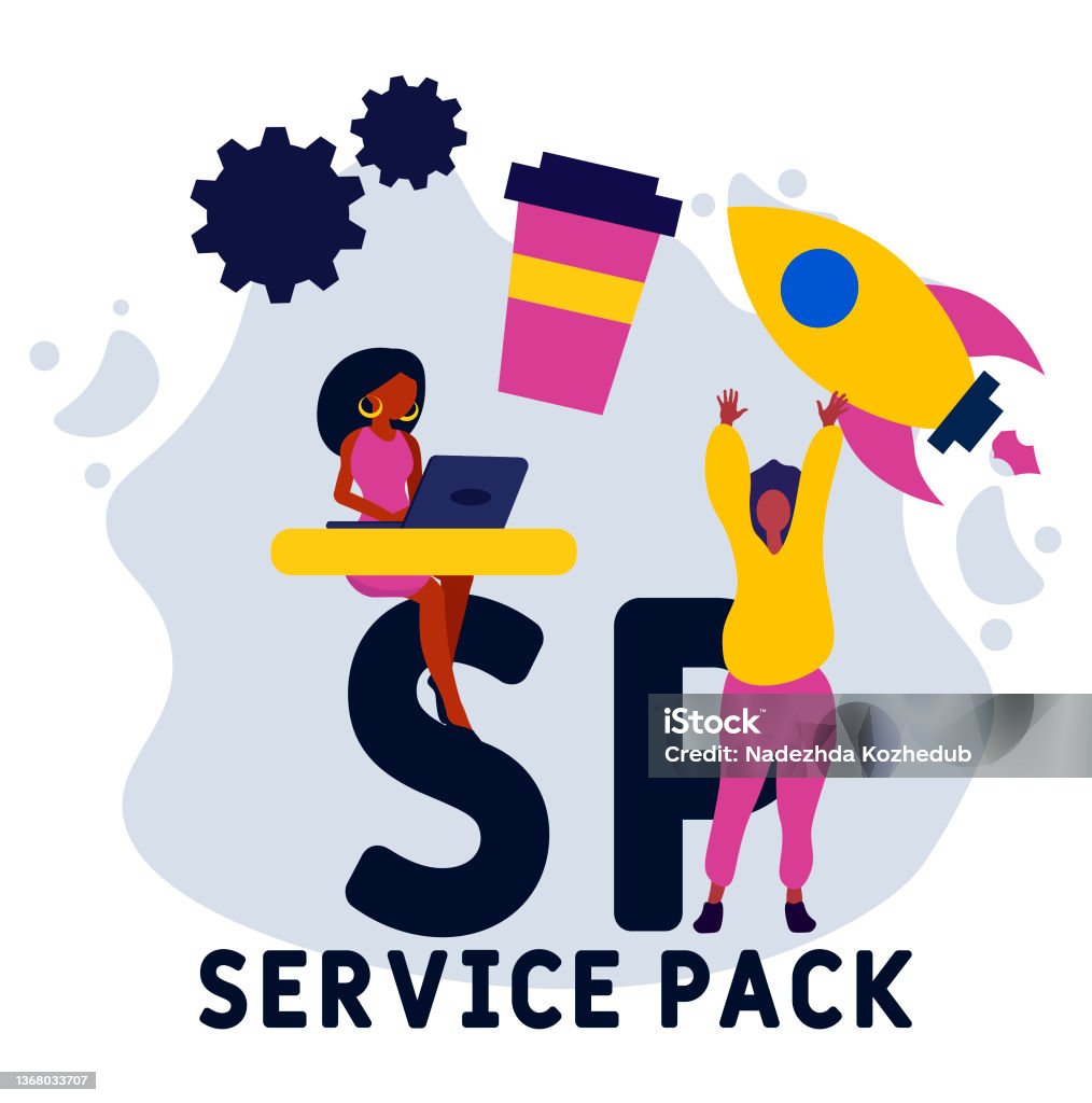 Sp Pack Sp Service Pack Acronym Stock Illustration - Download Image Now ...
