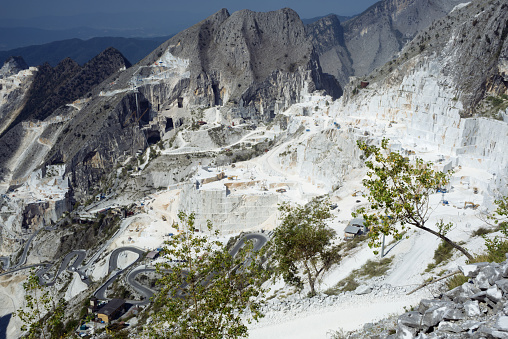 Massa-Carrara marble mine