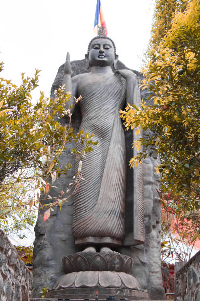 Rock statue of Lord Buddha.
