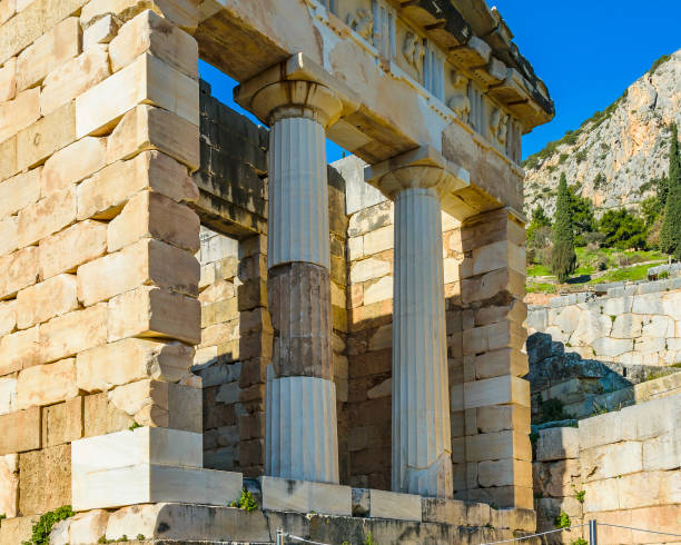 istock Athenians Treasury Building, Phocis, Greece 1368056967
