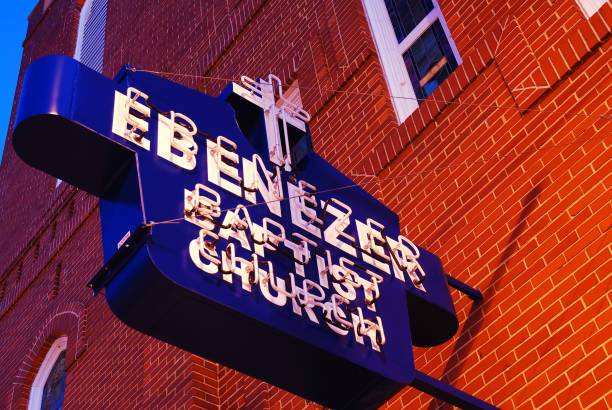 Historic Ebenezer Baptist Church stock photo