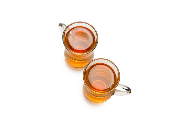 istock A turkish glass of tea isolated on white background. 1368060031