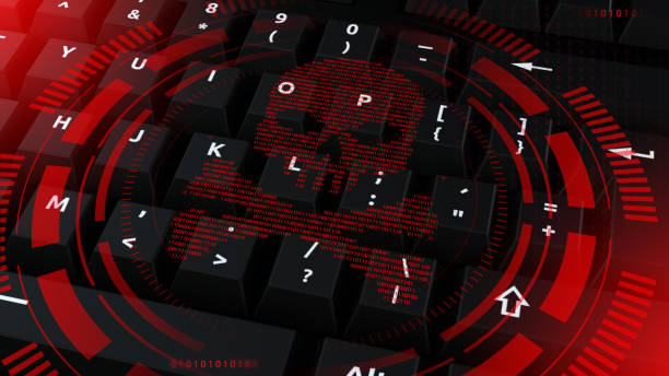 istock Computer Hacker, Virus Alert. A graphical representation of internet viruses and hacker threats. 1368062650
