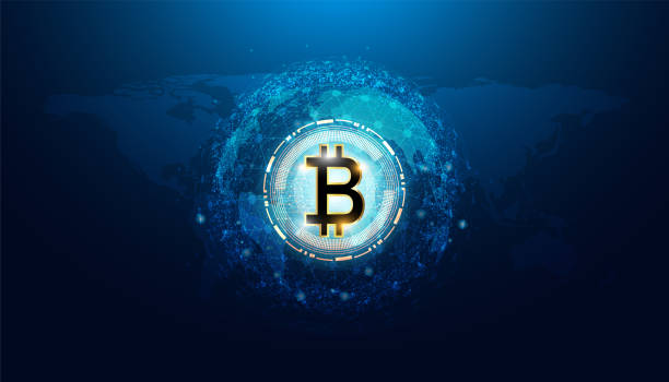 istock Abstract Bitcoin Cryptocurrency consists of the Bitcoin symbol on the world, the concept of the use of cryptocurrencies in the future world. 1368062796