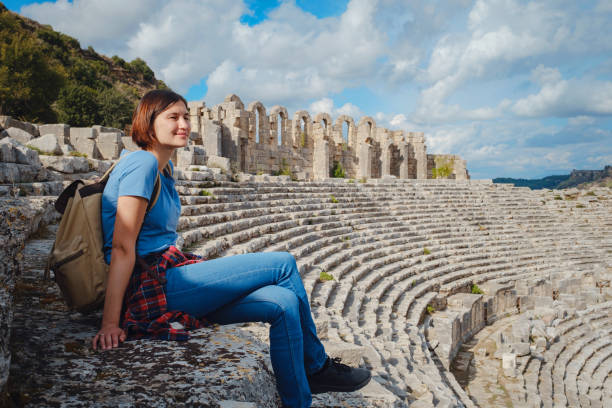 istock walk in Antalya Turkey on warm October afternoon, city Perge 1368064110