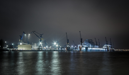 Hamburg,Germany: the biggest harbor in Germany