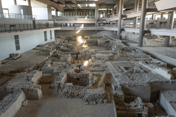 museum hotel antakya und archäologische stätte, hatay, türkei. - ancient civilization audio stock-fotos und bilder