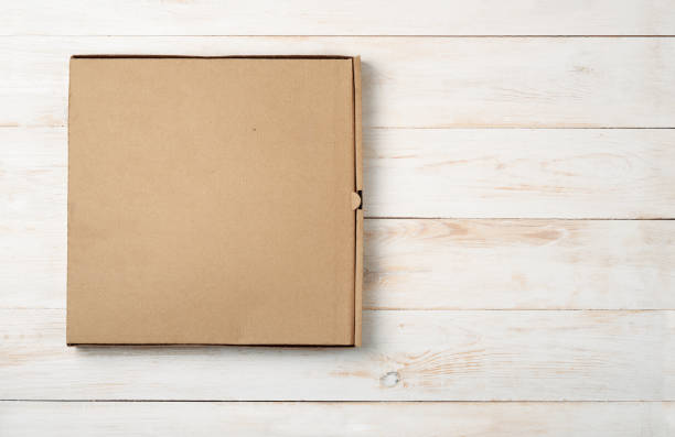 istock Top view of blank pizza box 1368066054
