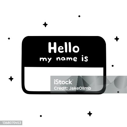 istock Name Tag Doodle 5 1368070453