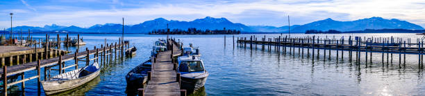 lake chiemsee in bavaria at Gstadt - germany