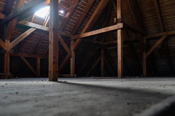 istock Old Empty Attic of a Building 1368072224
