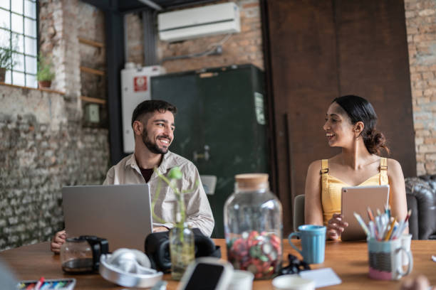 istock Business people doing a meeting 1368083652