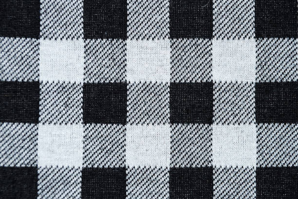 istock black and white checkered knitted material for monochrome textile background 1368085383