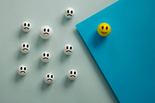 Standing Out From The Crowd With Smiling Hexagon