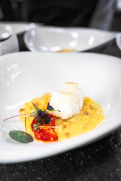 istock White fish dish with fregola sarda 1368091244