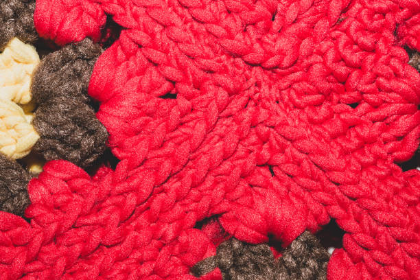 istock Detail of fabric craft work. textile background 1368102329