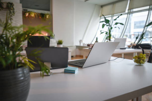 istock Organized Desk in A Corporate Office 1368111817