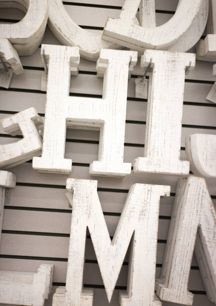 istock White Wood Alphabet Letters Hanging in Retail Display 1368114459