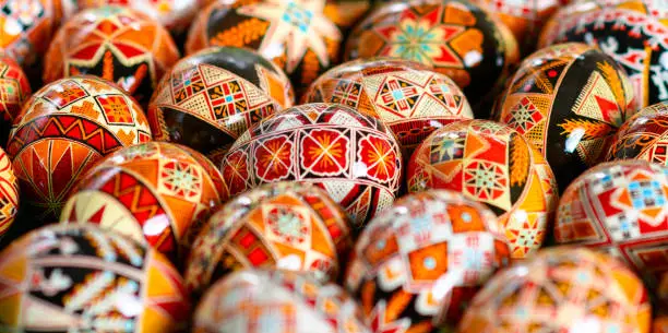 Photo of Pyssanka: decorated easter eggs in Ukranian style