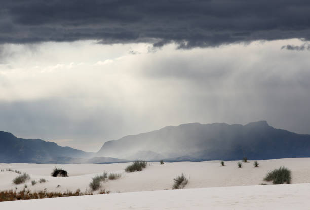 Thunderstorm at White Sands National Park\nNew Mexico