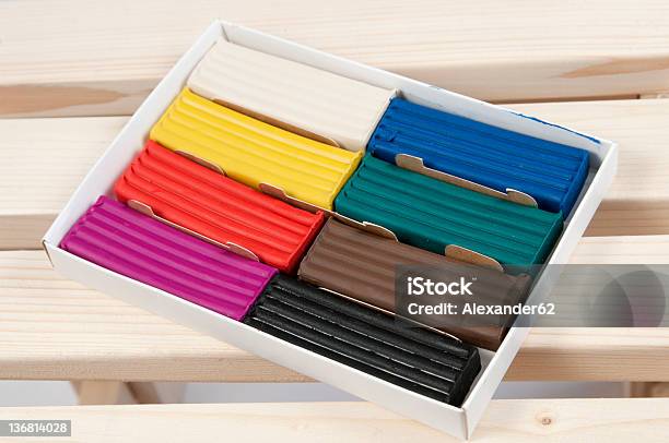 Plasticine Collection Stock Photo - Download Image Now - Black Color, Blue, Brown