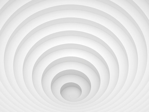 Abstract white helix background, 3d rendering illustration