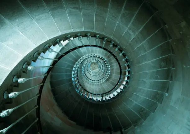 Photo of Stairs in Whale lighthouse - Phare des baleines - Re island