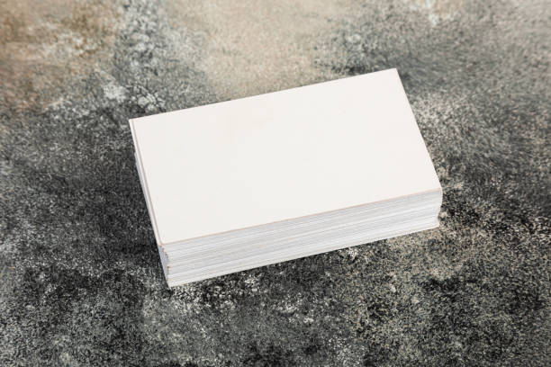 istock stack of business cards blank mockup on grunge background mocap for design 1368155758