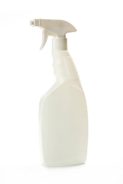 istock Plastic bottle of cleaning product. Isolated on white background 1368155847