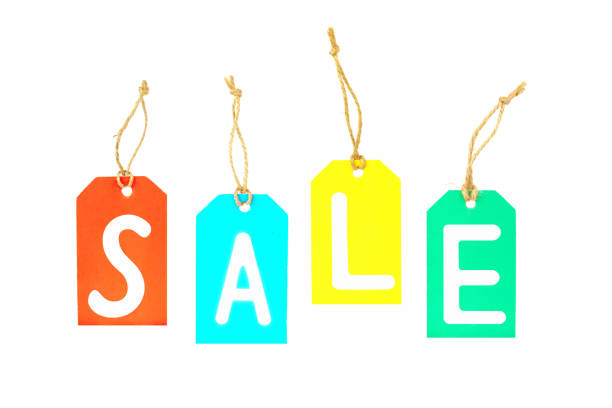 istock colored tags with sale inscription isolated on white 1368159128