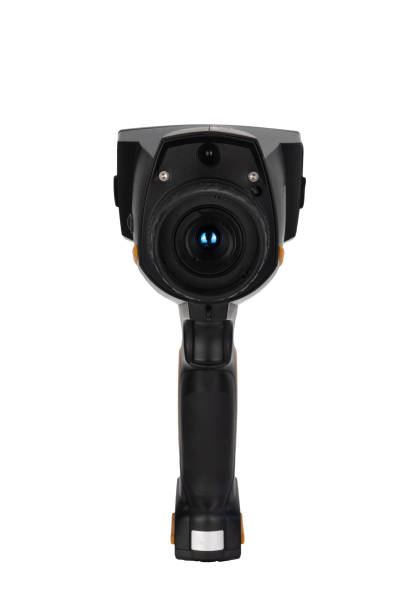 istock thermal imager on a white background. front view. device for monitoring the temperature distribution of the investigated surface. camera for non-contact measurement 1368161911