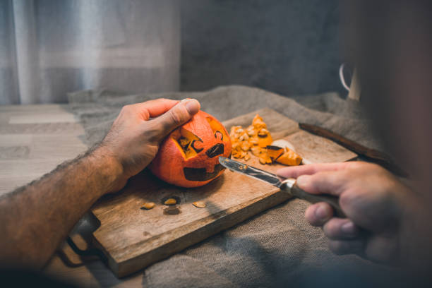 istock Preparations for the celebration of October 31 1368162014