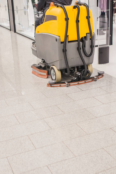 istock Shop Floor Cleaning Machine 1368163016
