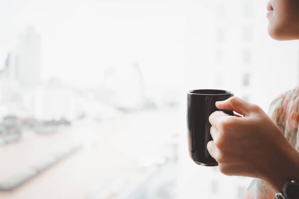 istock Woman drinking a coffee in the morning. 1368166530