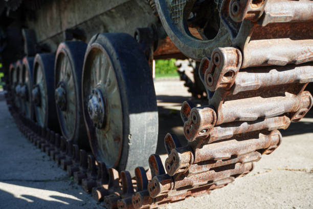 istock Destroyed infantry fighting vehicle. BMP.  Military Conflict. 1368167844