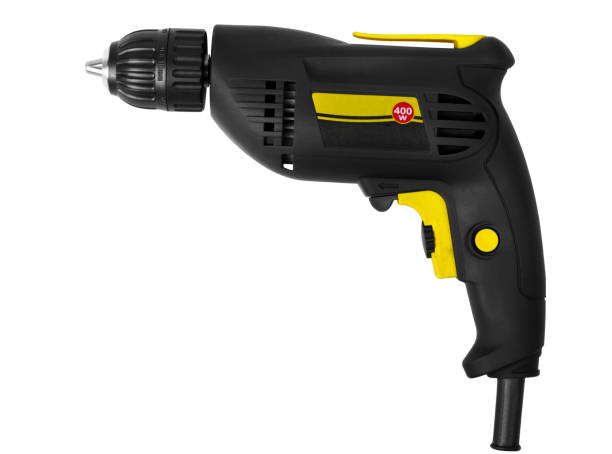 istock Electric drill on white background in Studio .Electric screwdriver 1368171683