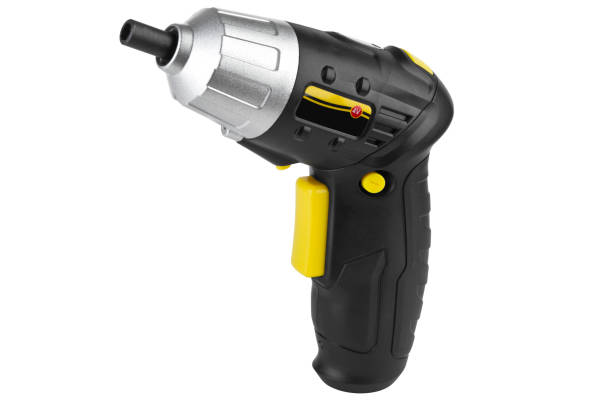 istock Electric drill on white background in Studio .Electric screwdriver 1368174127