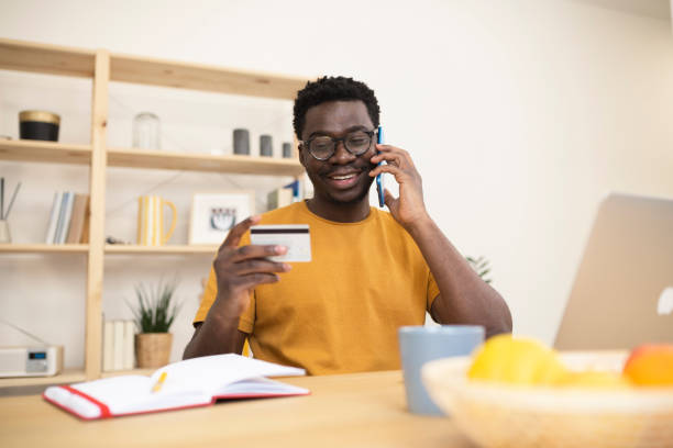 istock African American young man calling for an order 1368177492