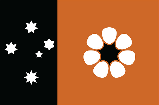 Vector of Northern Territory Australian flag.